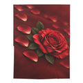 Red Rose Baby Swaddle Blanket