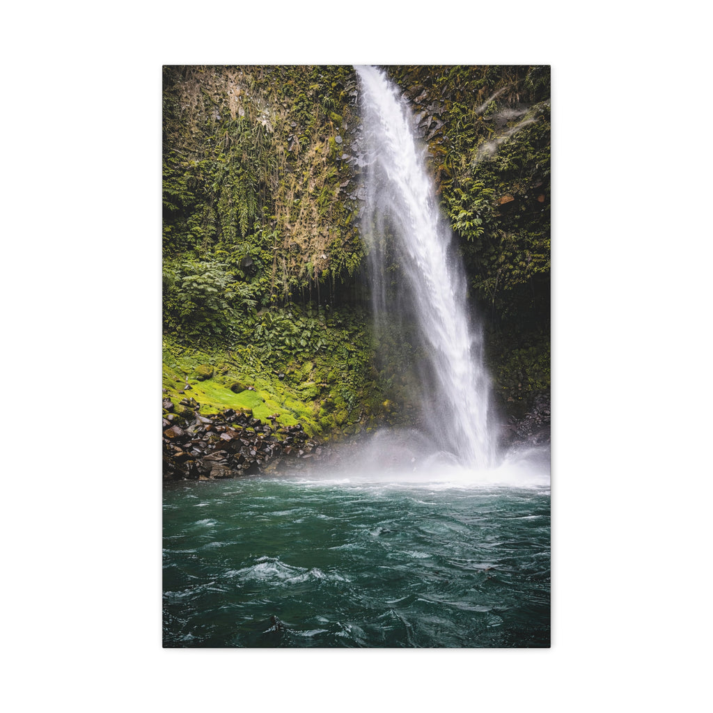 Lush Tropical Waterfall
