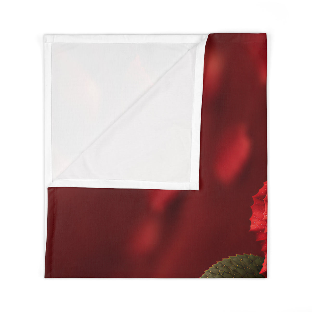 Red Rose Baby Swaddle Blanket