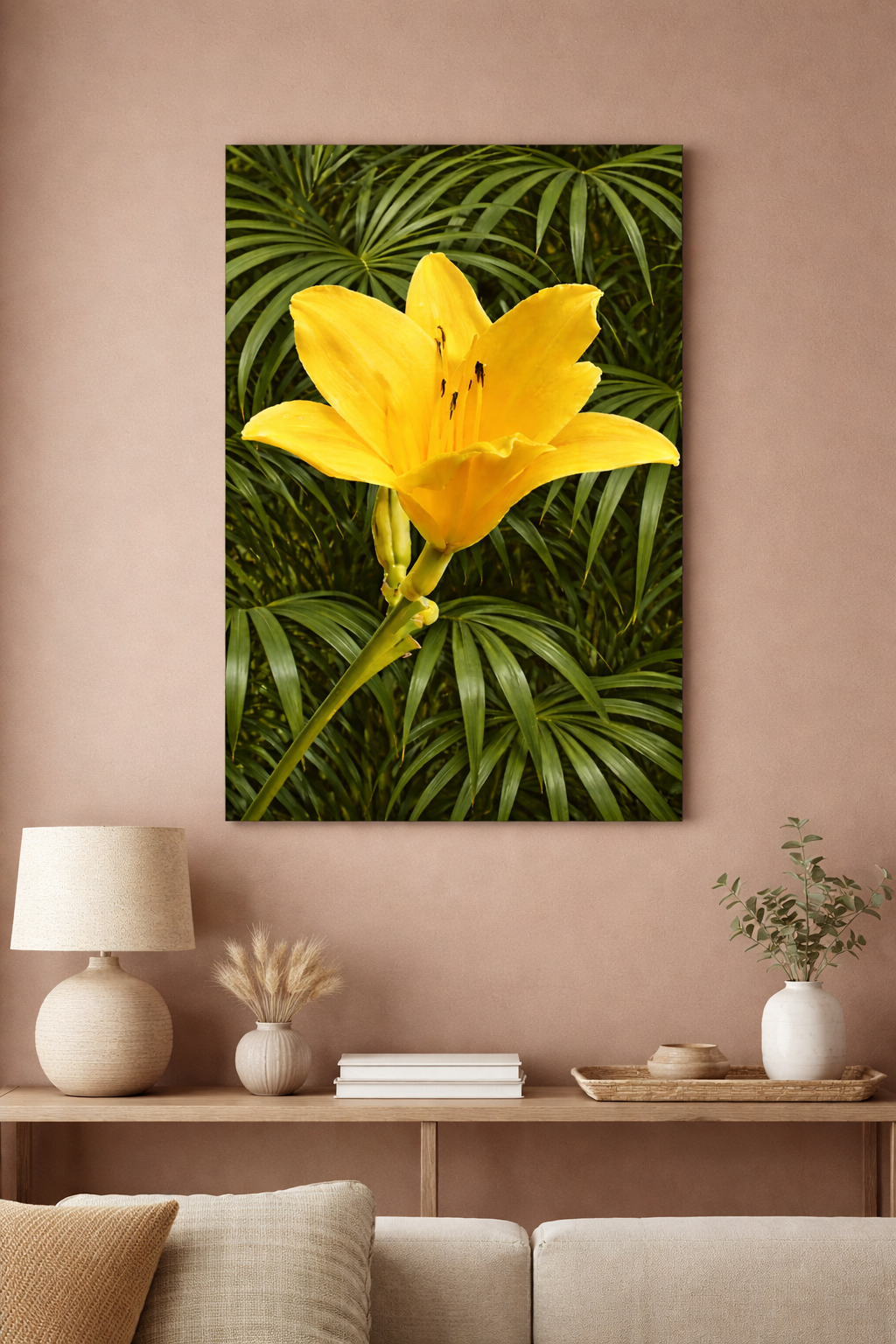 Yellow Daylily Blossom