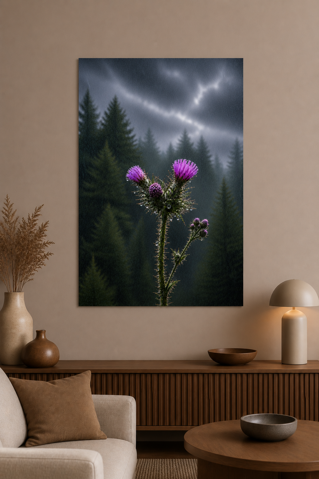 Thistle in the Mist