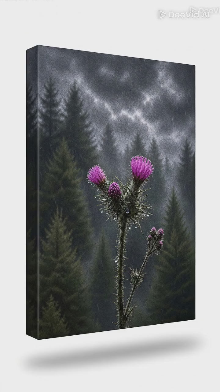 Thistle in the Mist